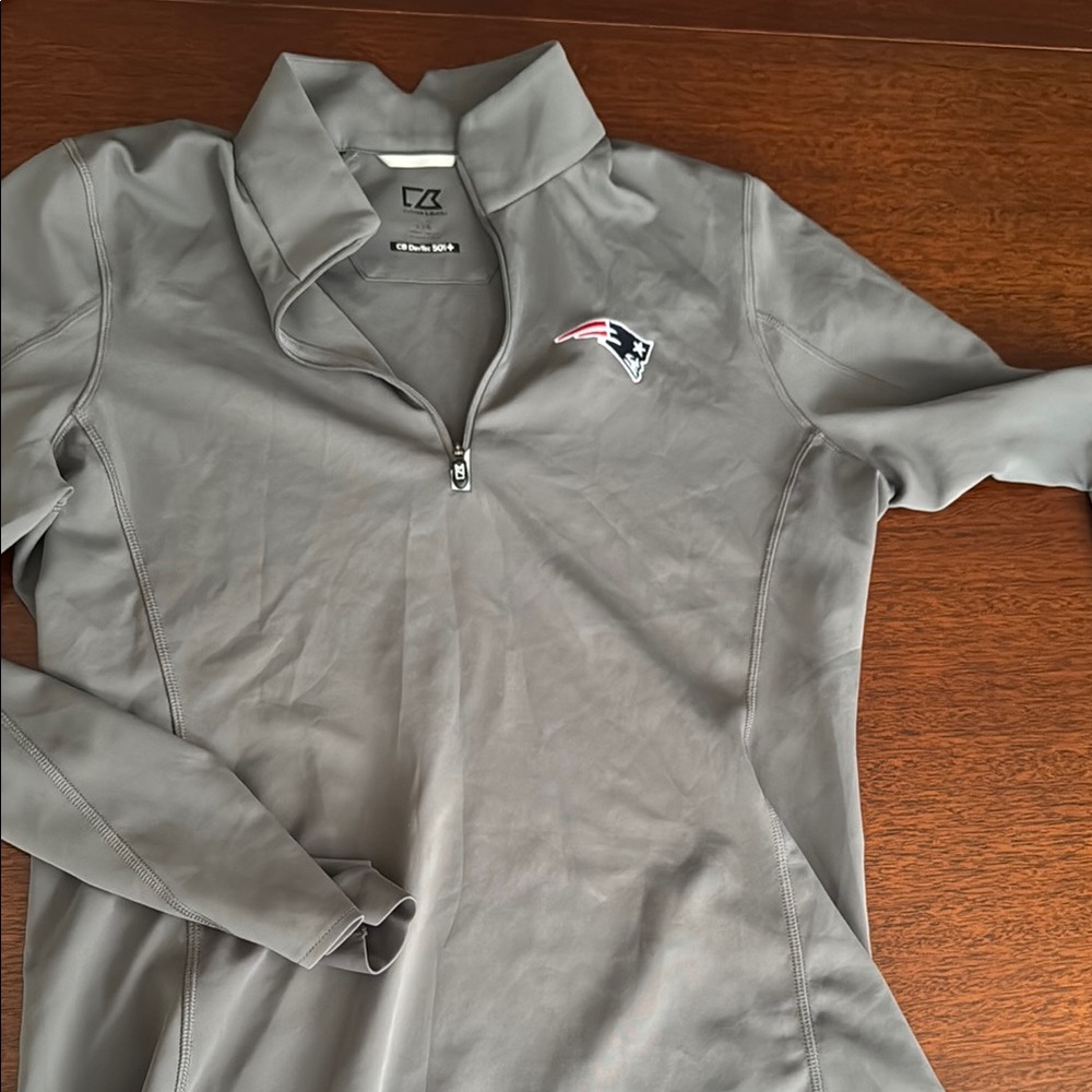 Cutter & Buck Gray Pullover with Logo